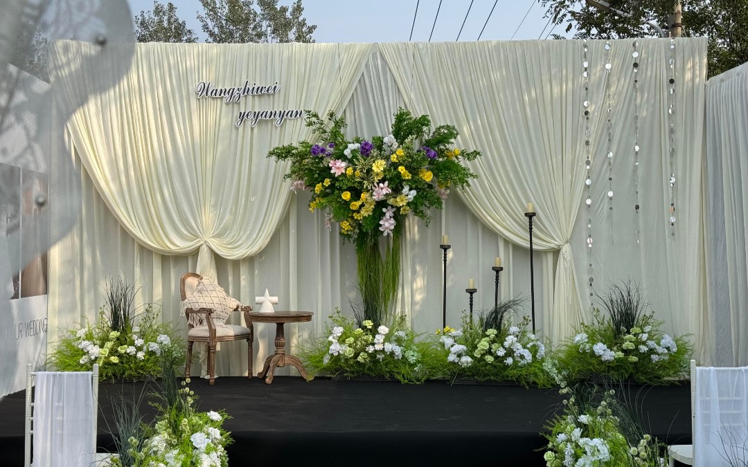 自然系户外婚礼｜把浪漫藏进风里🍃