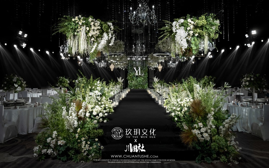 韩式白绿配色，清新而雅致