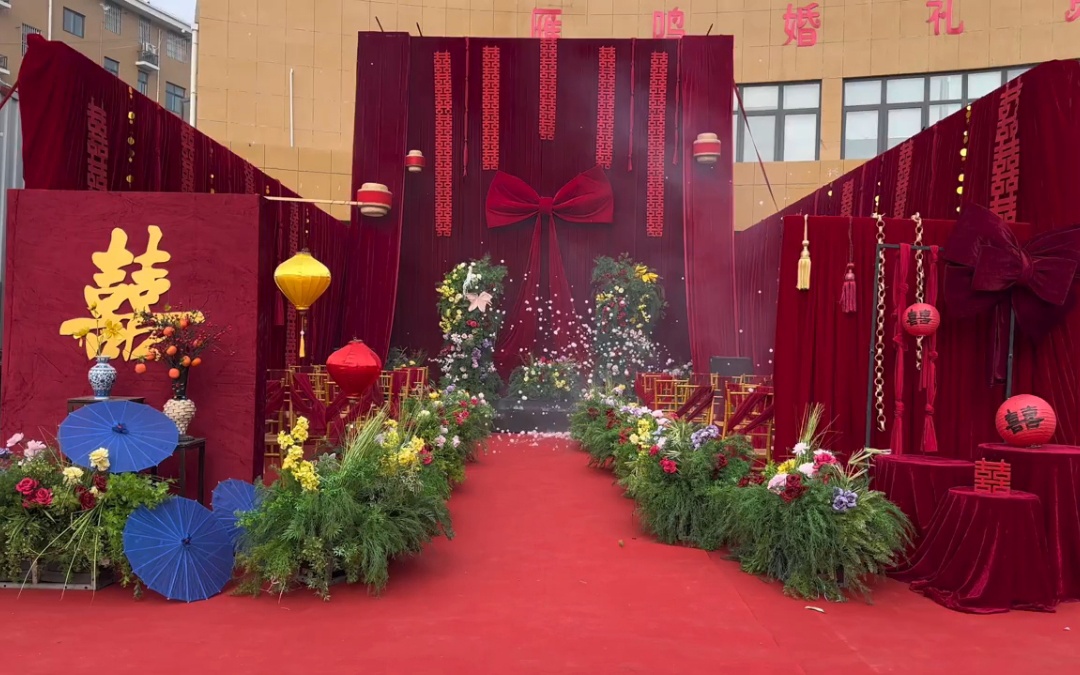 丝绒质感乡村高挑婚礼