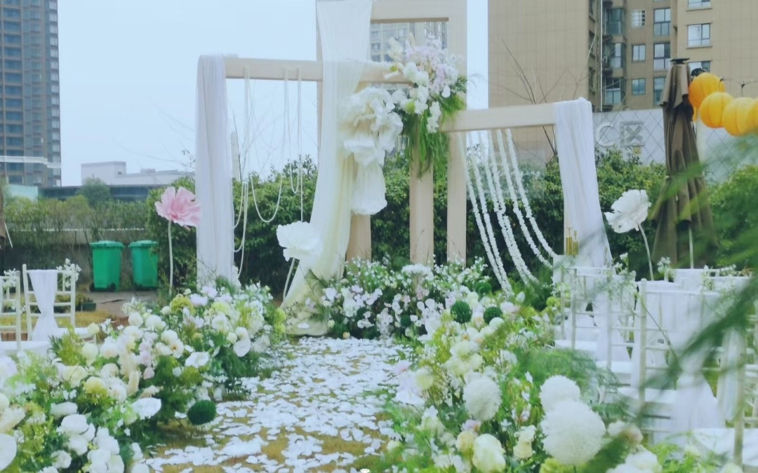 【美人鱼婚礼】昆明路天台户外婚礼