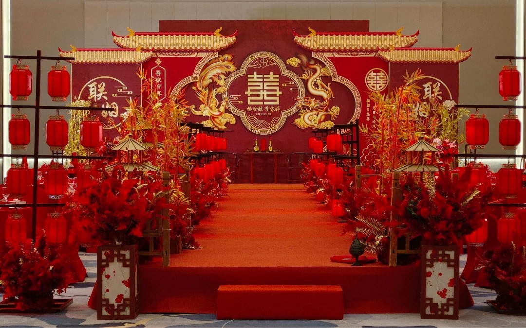 小預(yù)算大場(chǎng)地中式婚禮