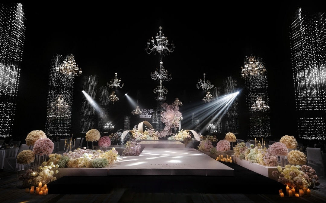 簡約風(fēng)格粉晶主題婚宴