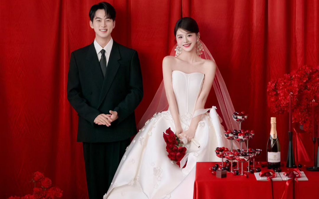 喜嫁新风婚纱照