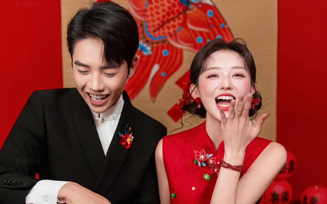 太愛啦??我的中式喜嫁婚紗照好鮮活??