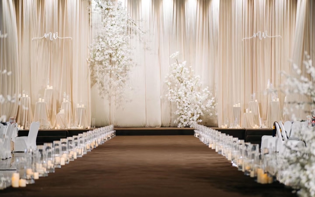 純白高級感婚禮｜干凈治愈·一眼淪陷的溫柔現(xiàn)場