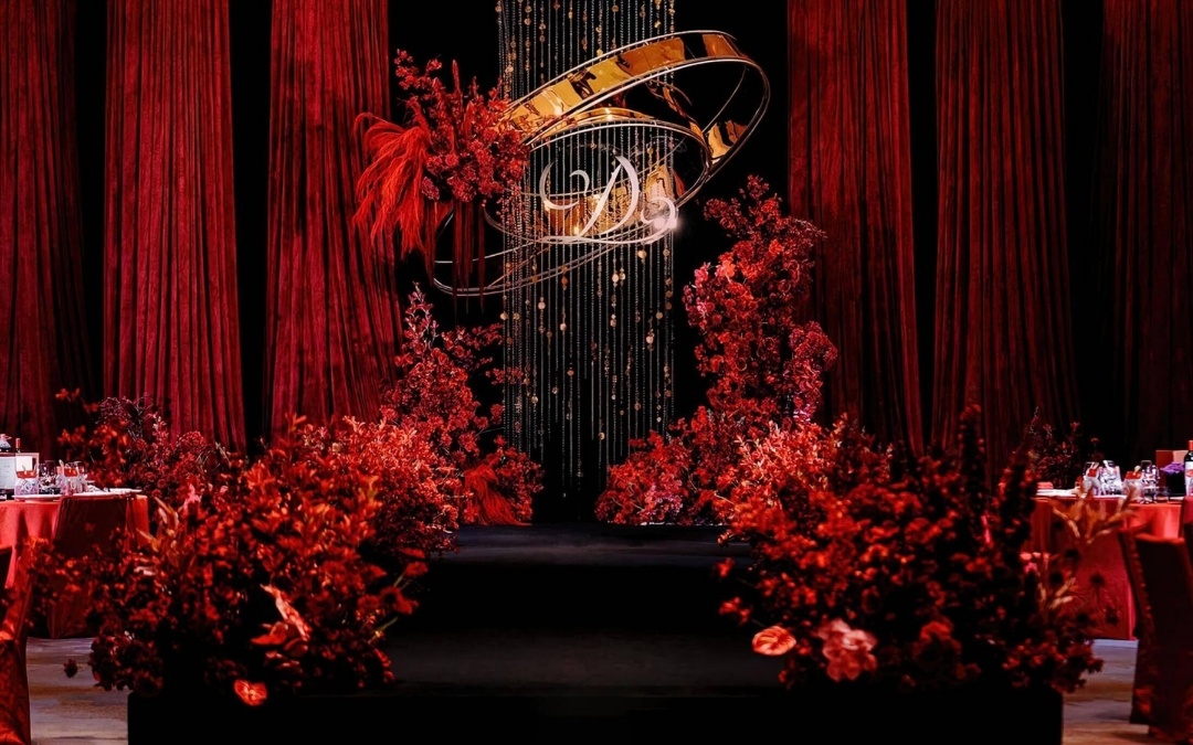 【巴黎婚礼】红金色秀场婚礼