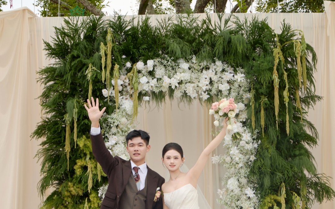 【蒂芬婚礼】户外简约森系婚礼