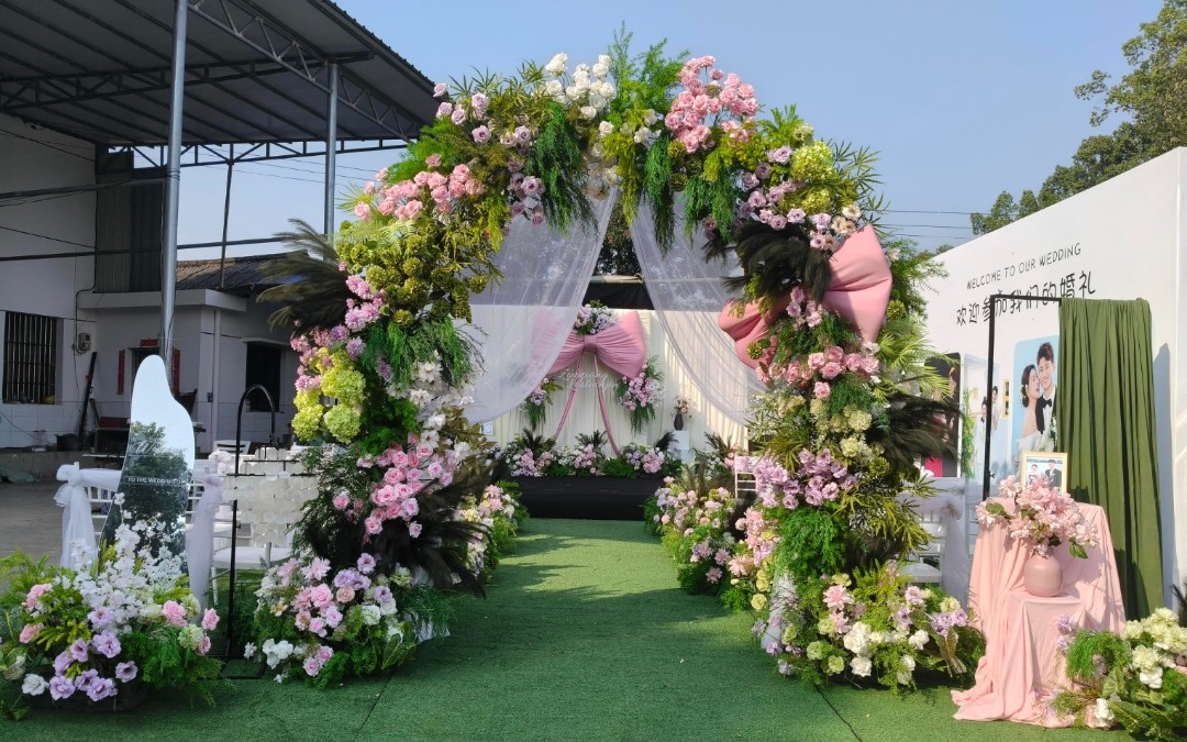 韓式風(fēng)情戶外婚禮，浪漫滿溢