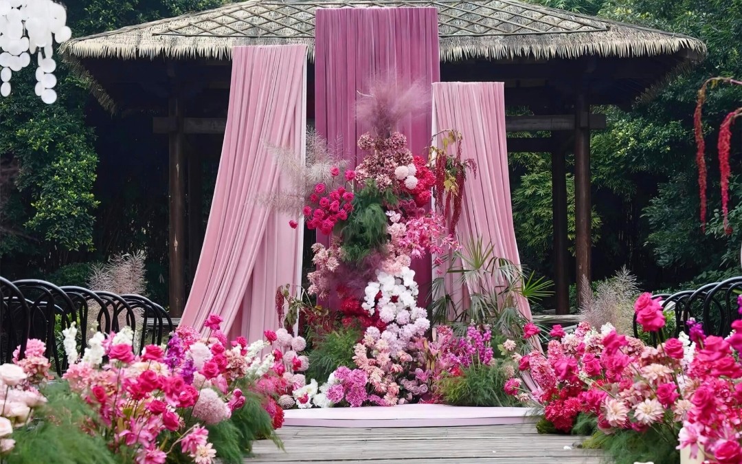 【巴黎婚礼】美出天际的搭配婚礼布置