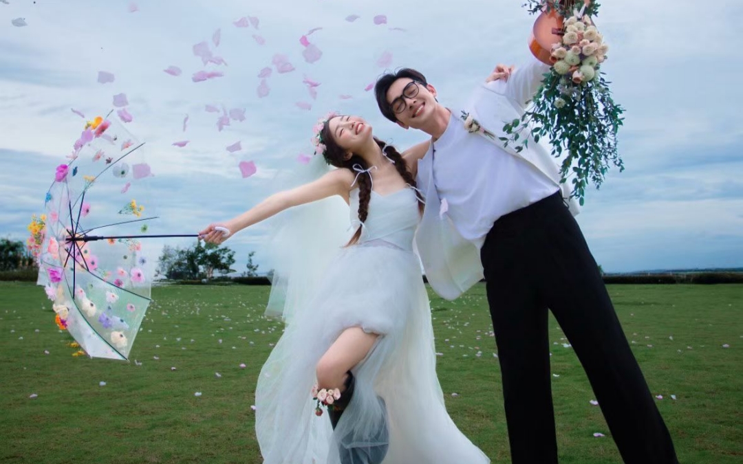 清新唯美浪漫婚纱照