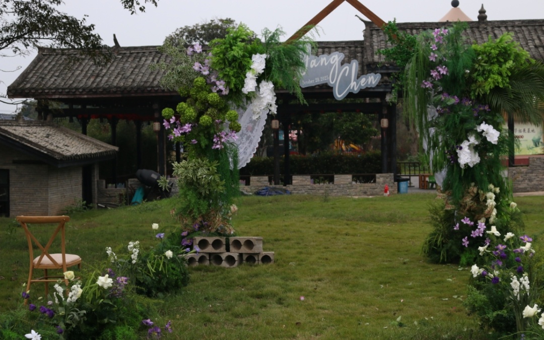 森系和鲜花的完美融合