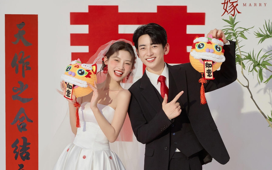 解锁❗新中式喜嫁婚纱照🥰成片美哭了