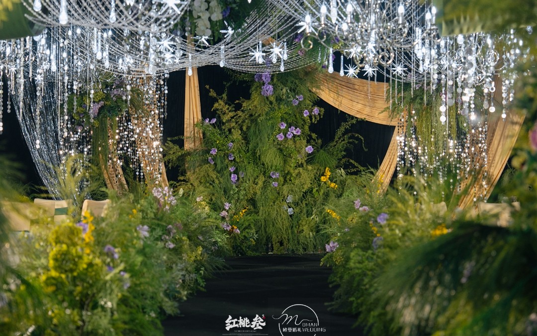 【欧曼婚礼】森系布幔婚礼