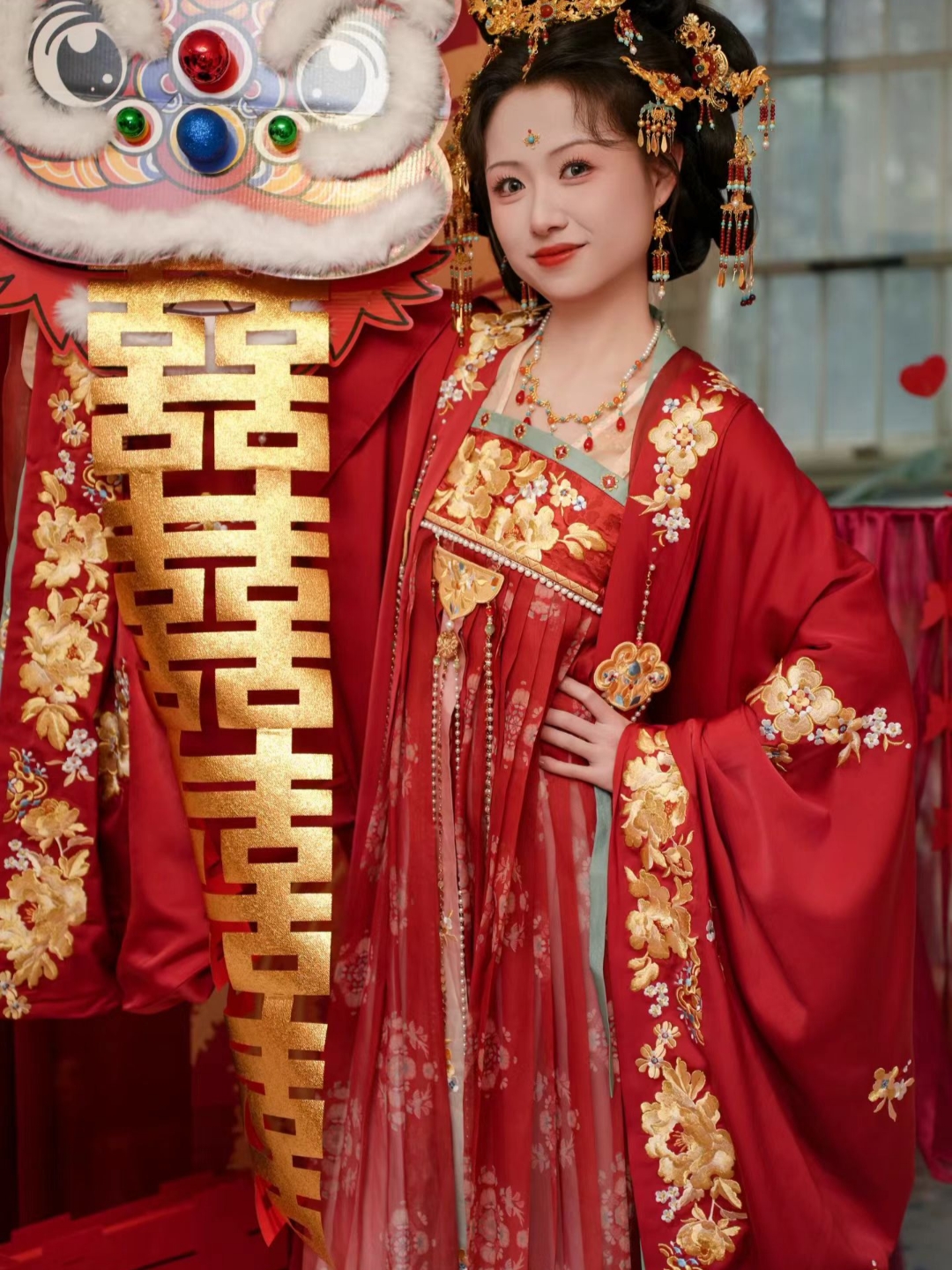 纯中式汉服婚礼跟妆！！快来找我试妆吧！！