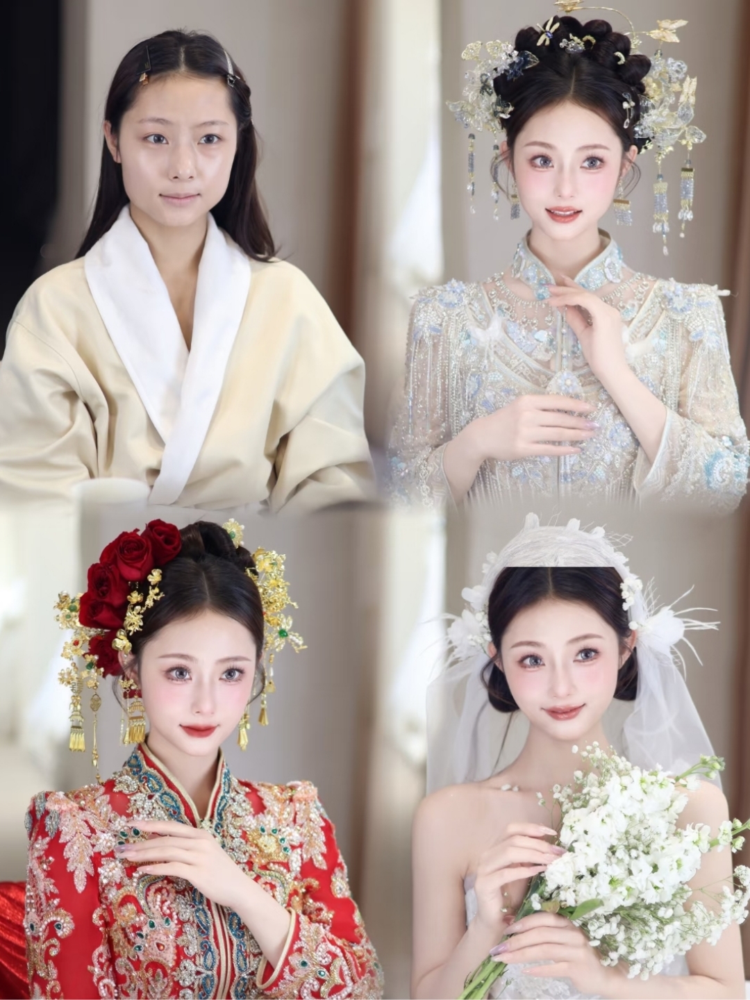 可甜可盐的新娘造型💒