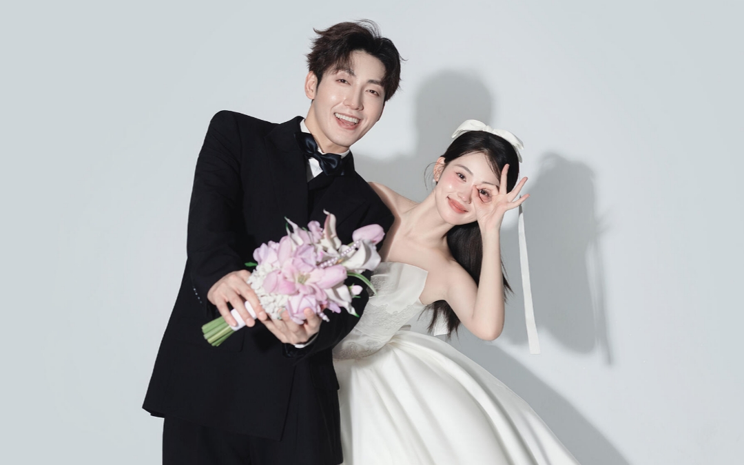 【婚纱照】救命！这组韩系婚纱照甜到超标