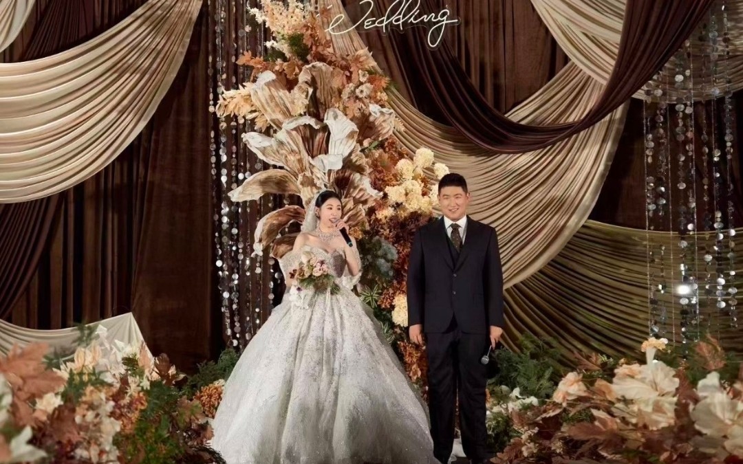 棕幔秋叙复古法式婚礼