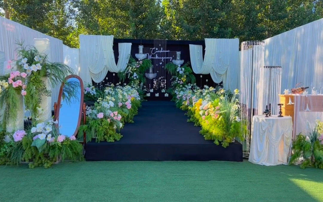 熙唐婚禮  農(nóng)村韓式布?；槎Y 高級(jí) 小眾 清新