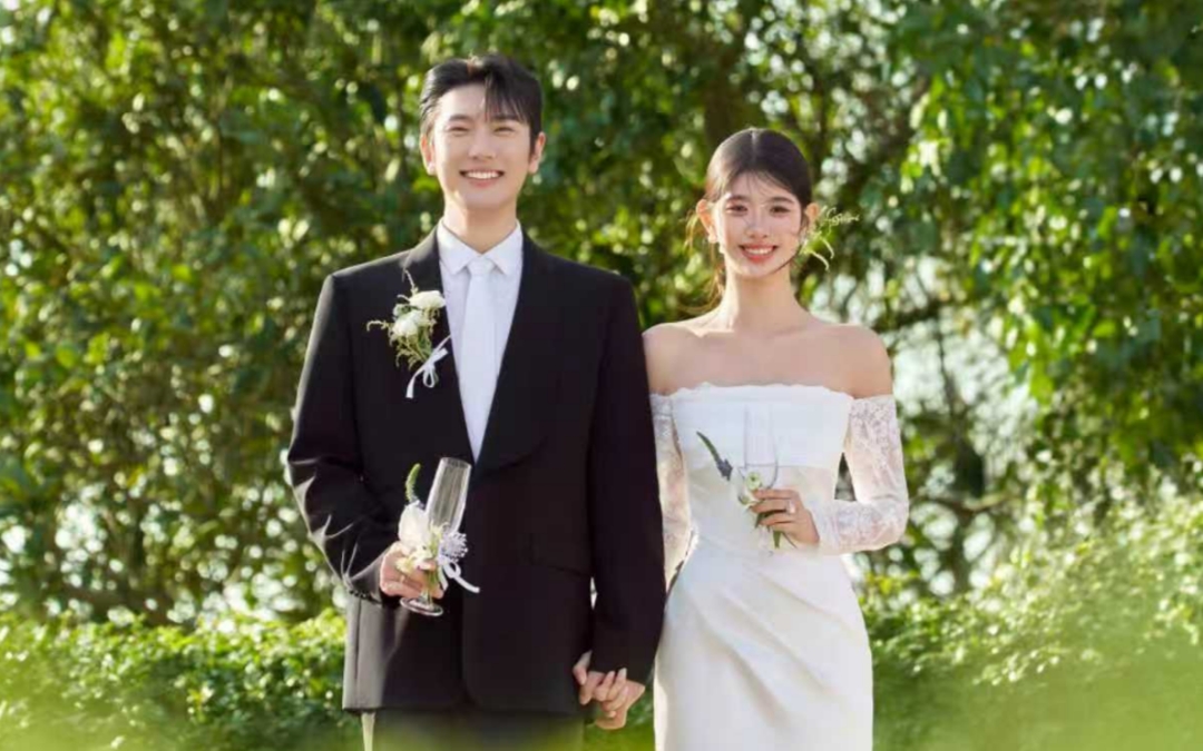 【婚紗照】在綠意盎然中許你一世情深