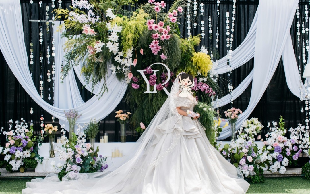 鳳求凰婚禮/呼和浩特備婚｜白綠色婚禮真的百看不厭