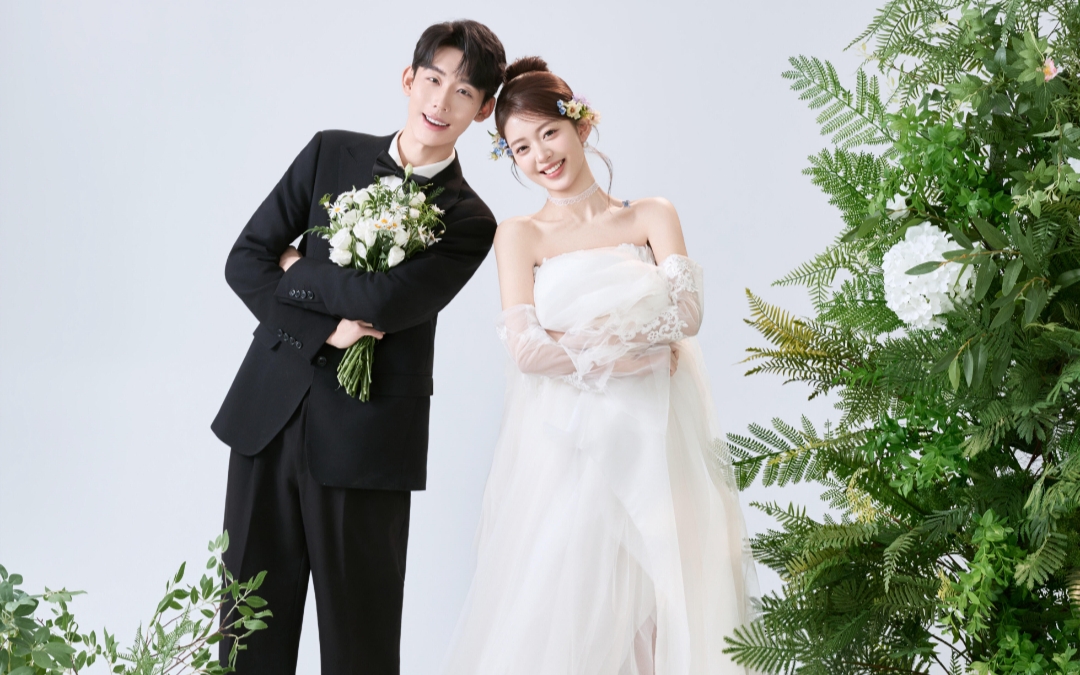 浪漫的婚纱照，定格幸福的瞬间