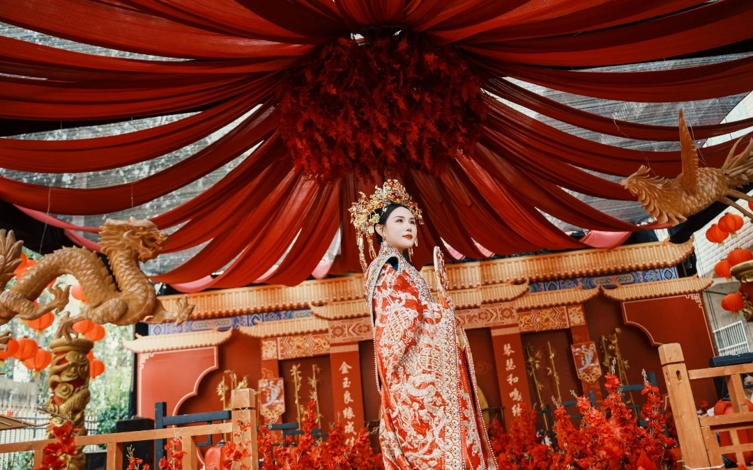 典雅莊重的中式婚禮，盡顯東方韻味