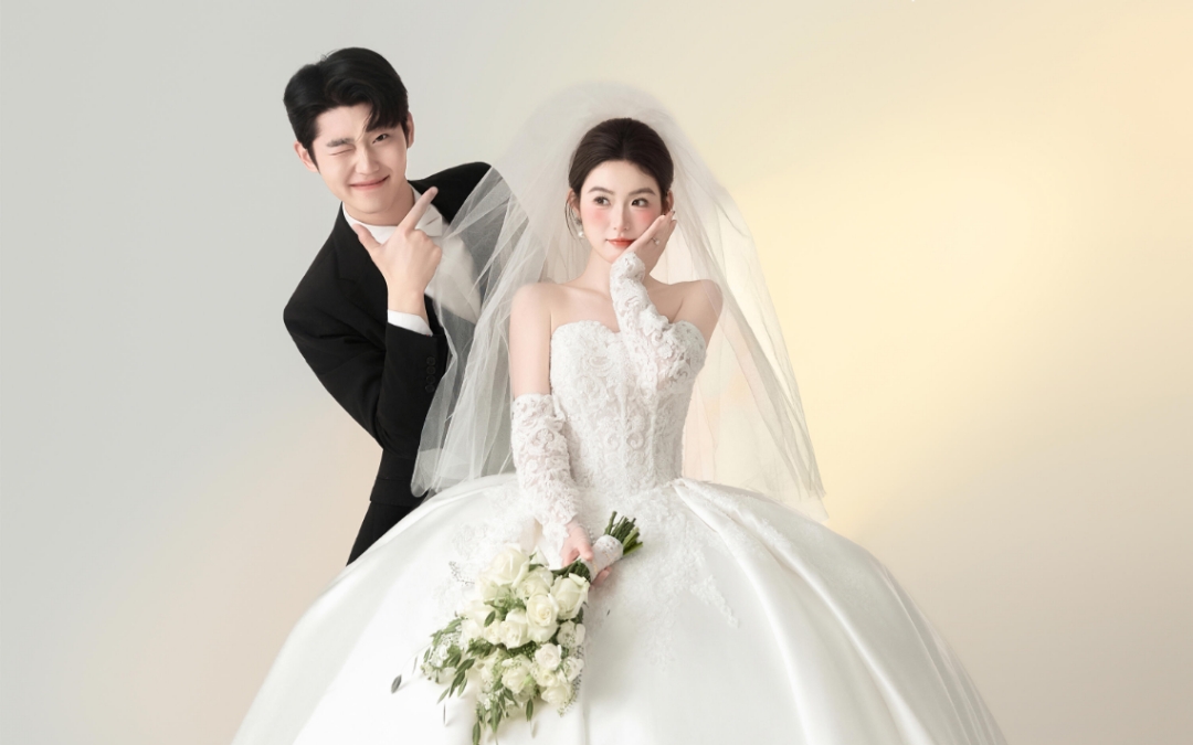 ?拍到了我的人生主紗婚紗照尊嘟又韓又高級！