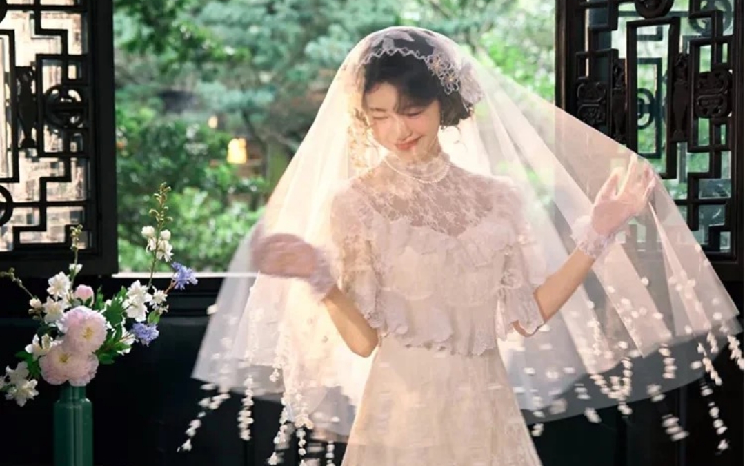 婚纱照/婚纱摄影/新中式/复古民国/复古园林