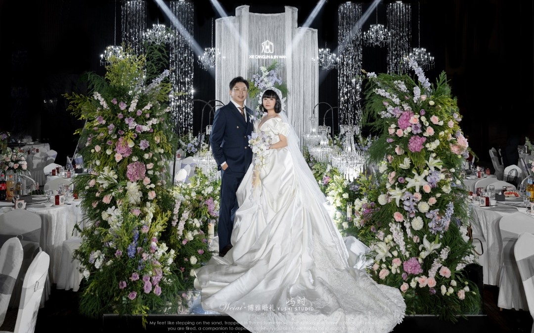 一闪一闪的好高级韩系婚礼