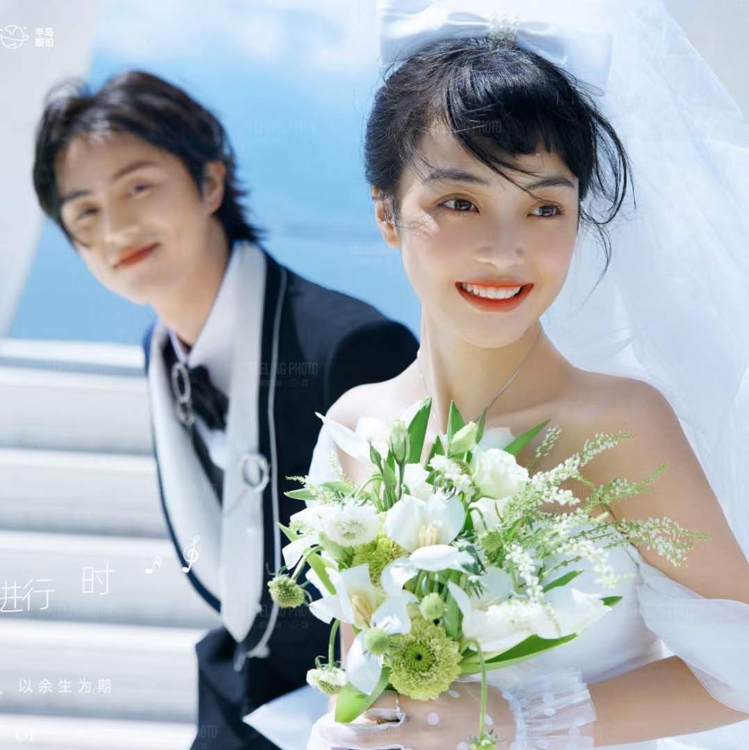 洁白的云朵点缀着少女的白纱️<你的婚礼>温柔浪漫