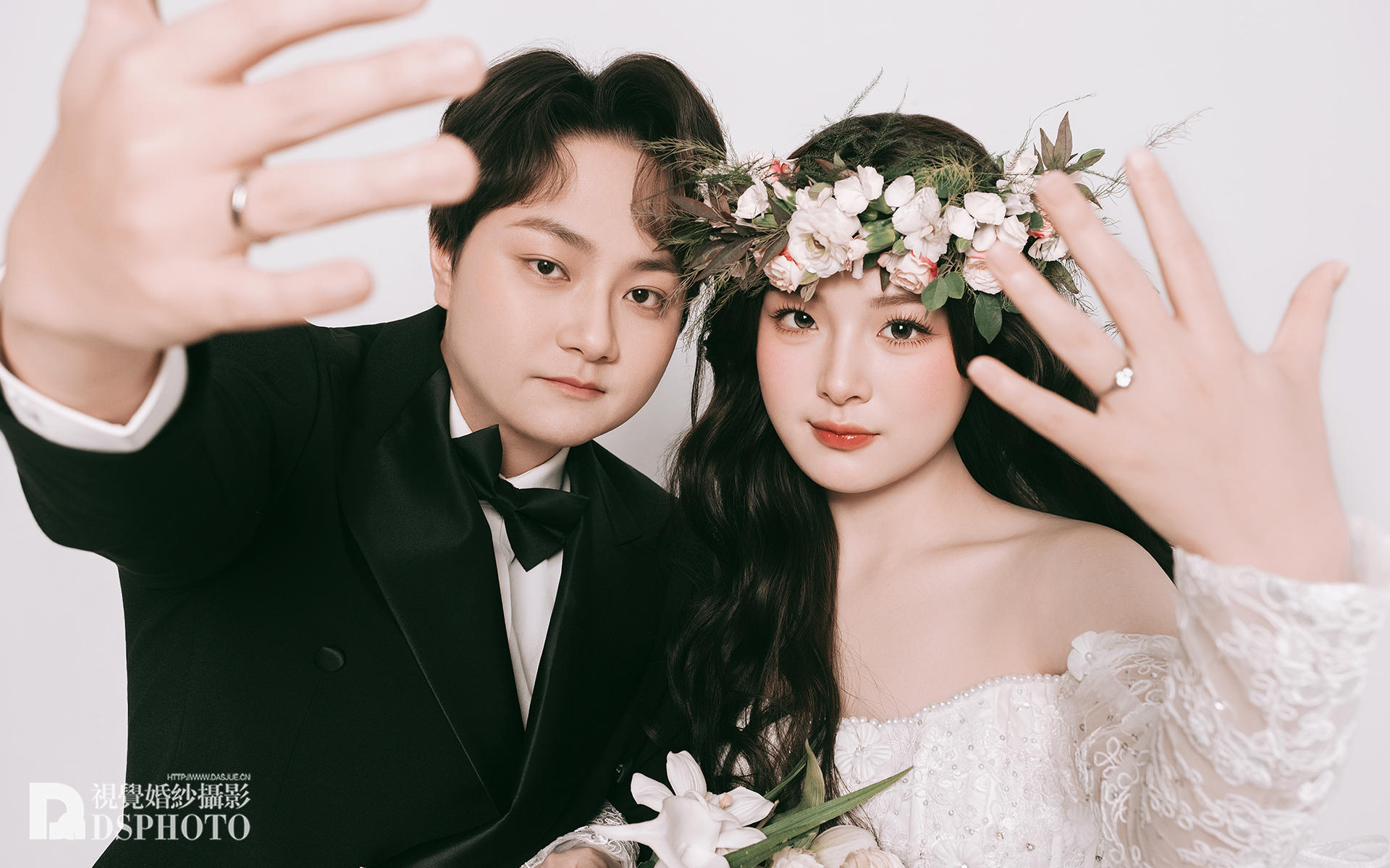 ??鮮花+婚紗=甜度超標(biāo)！韓系氛圍感拉滿～