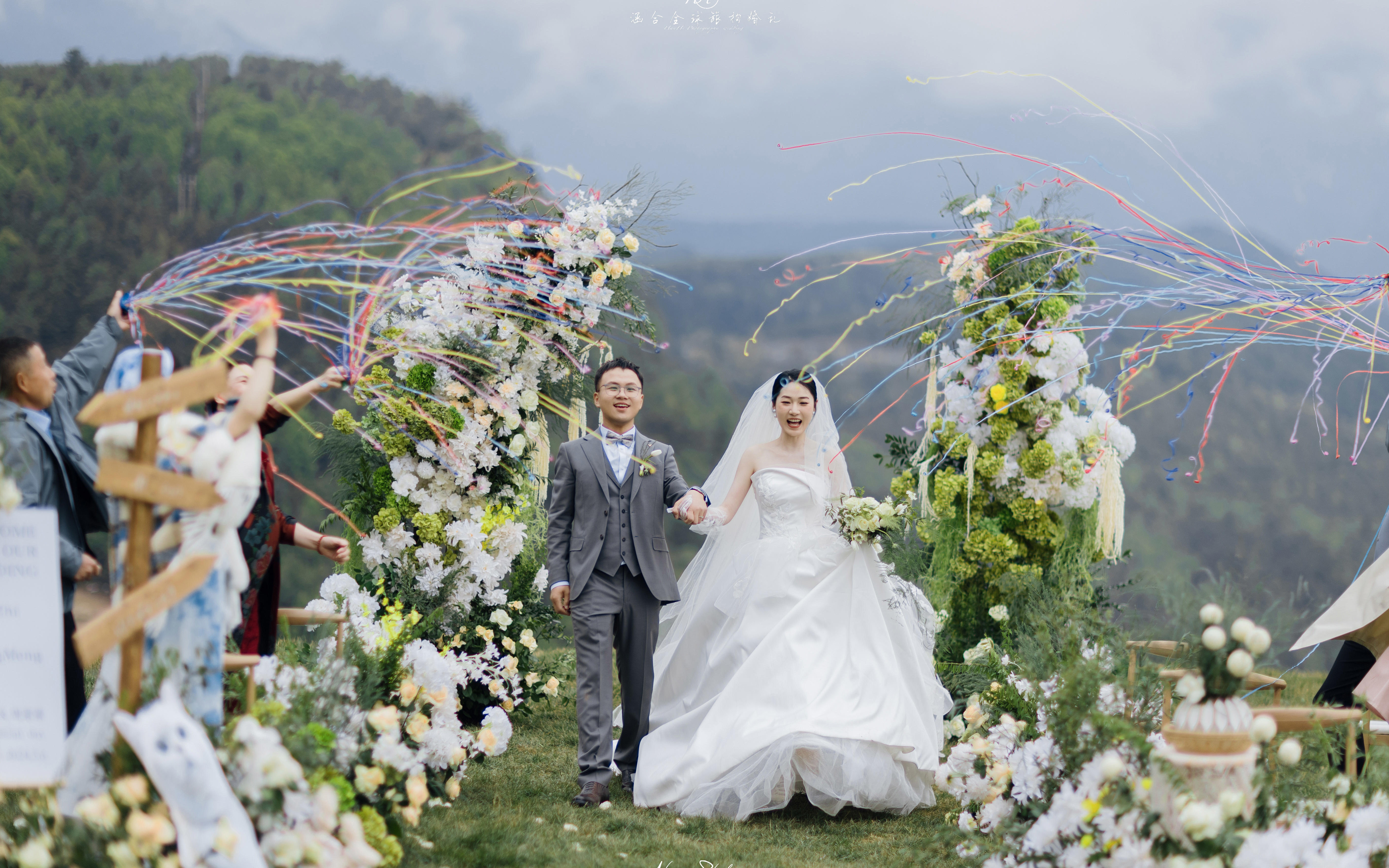 丽江婚礼——雪山草坪