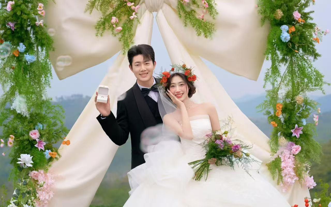 【像韩剧婚礼现场】