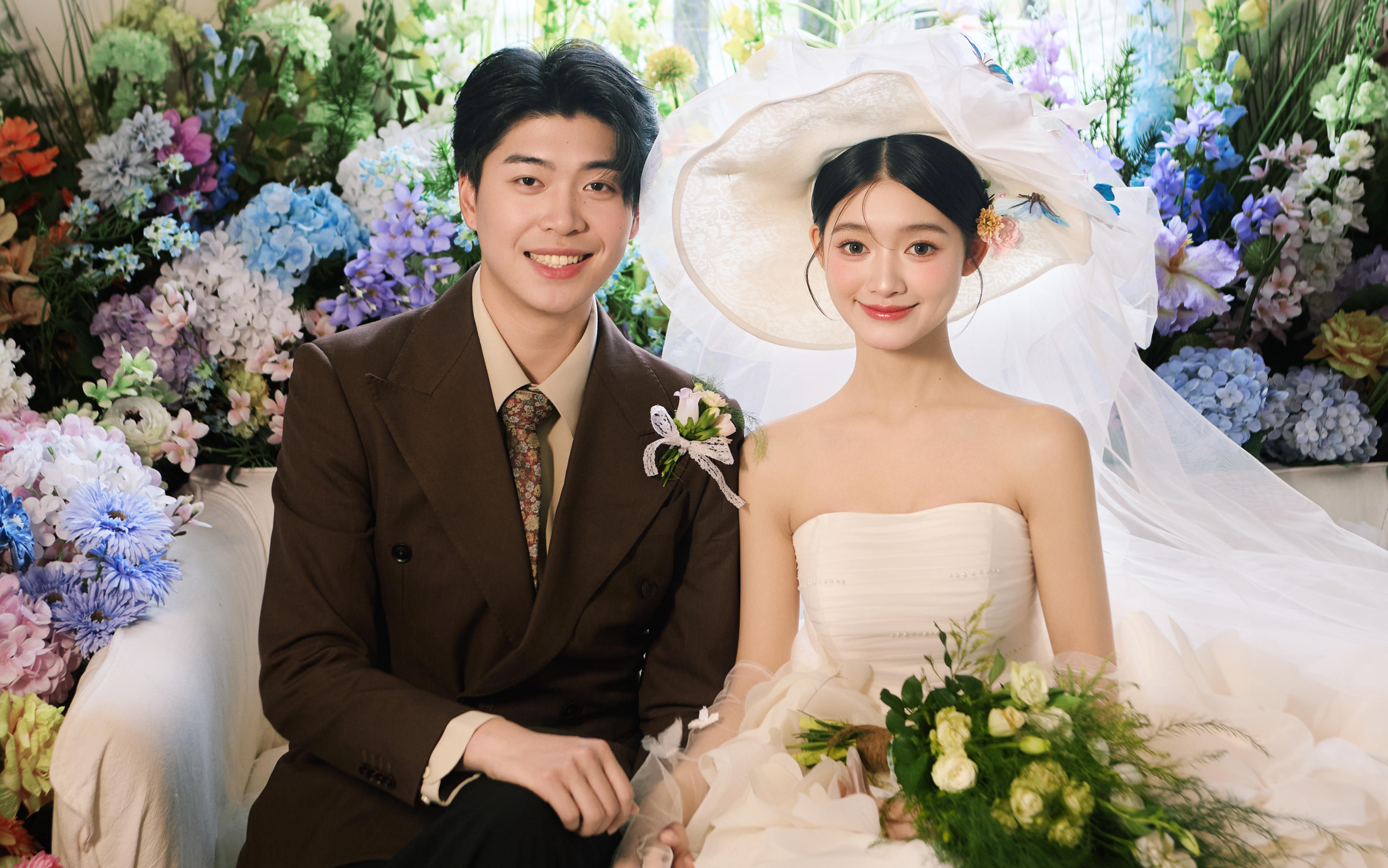 藏在木屋花房里的浪漫~