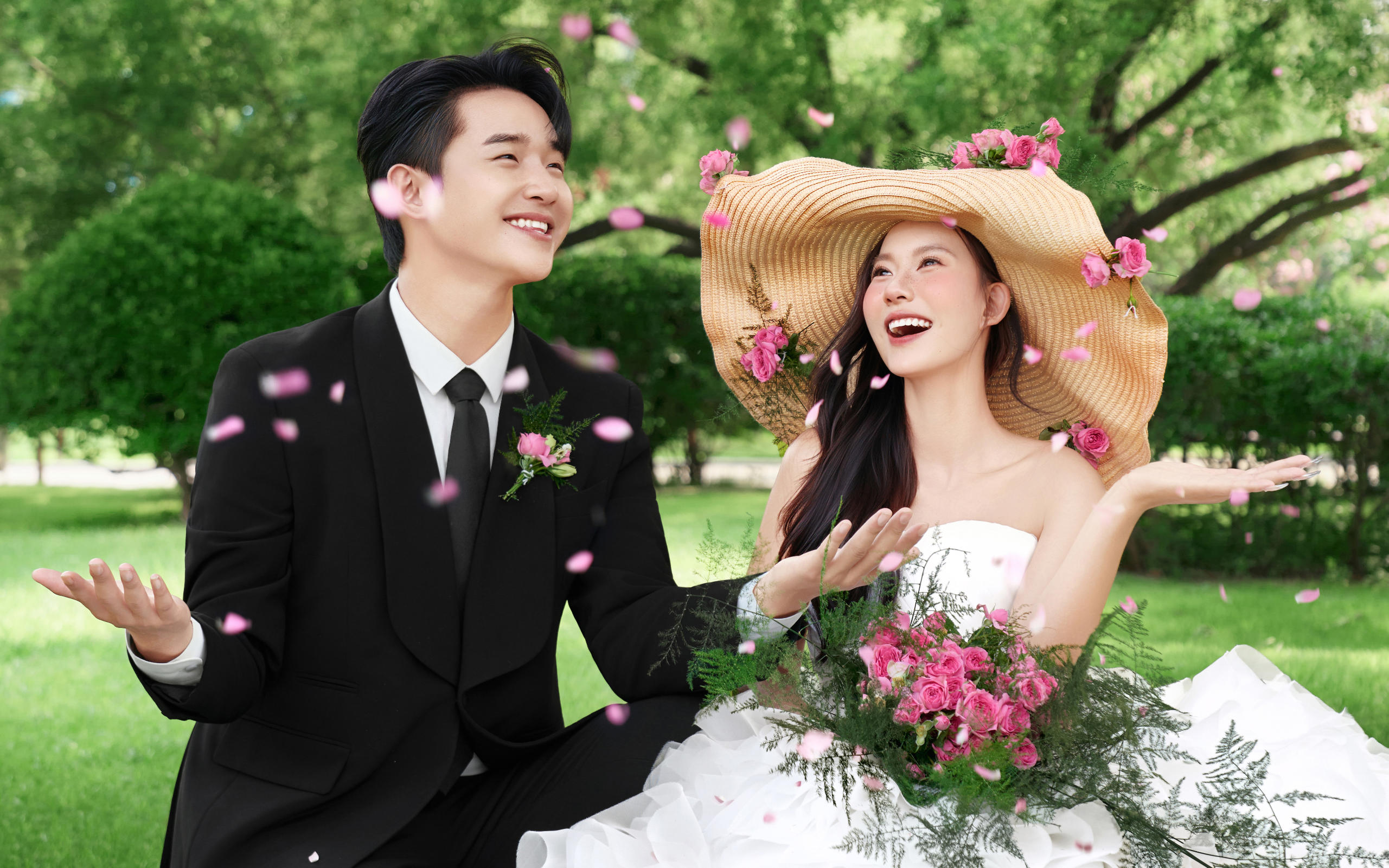 误入童话森林✨浪漫森系婚纱照绝了🌷