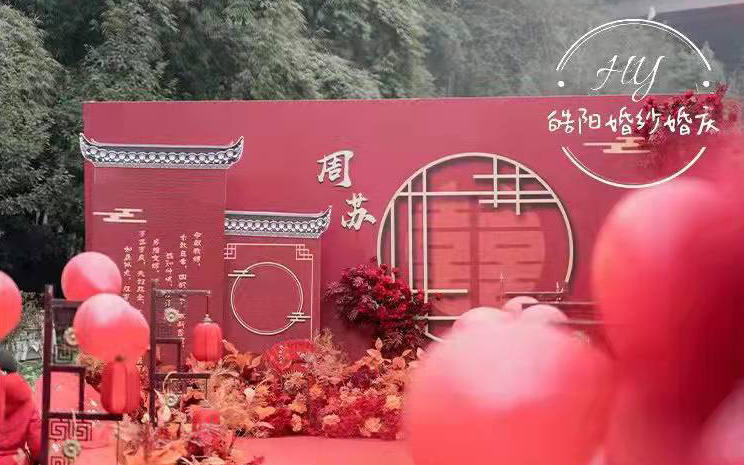 彭州市银杏苑  梦幻蓝色系婚礼