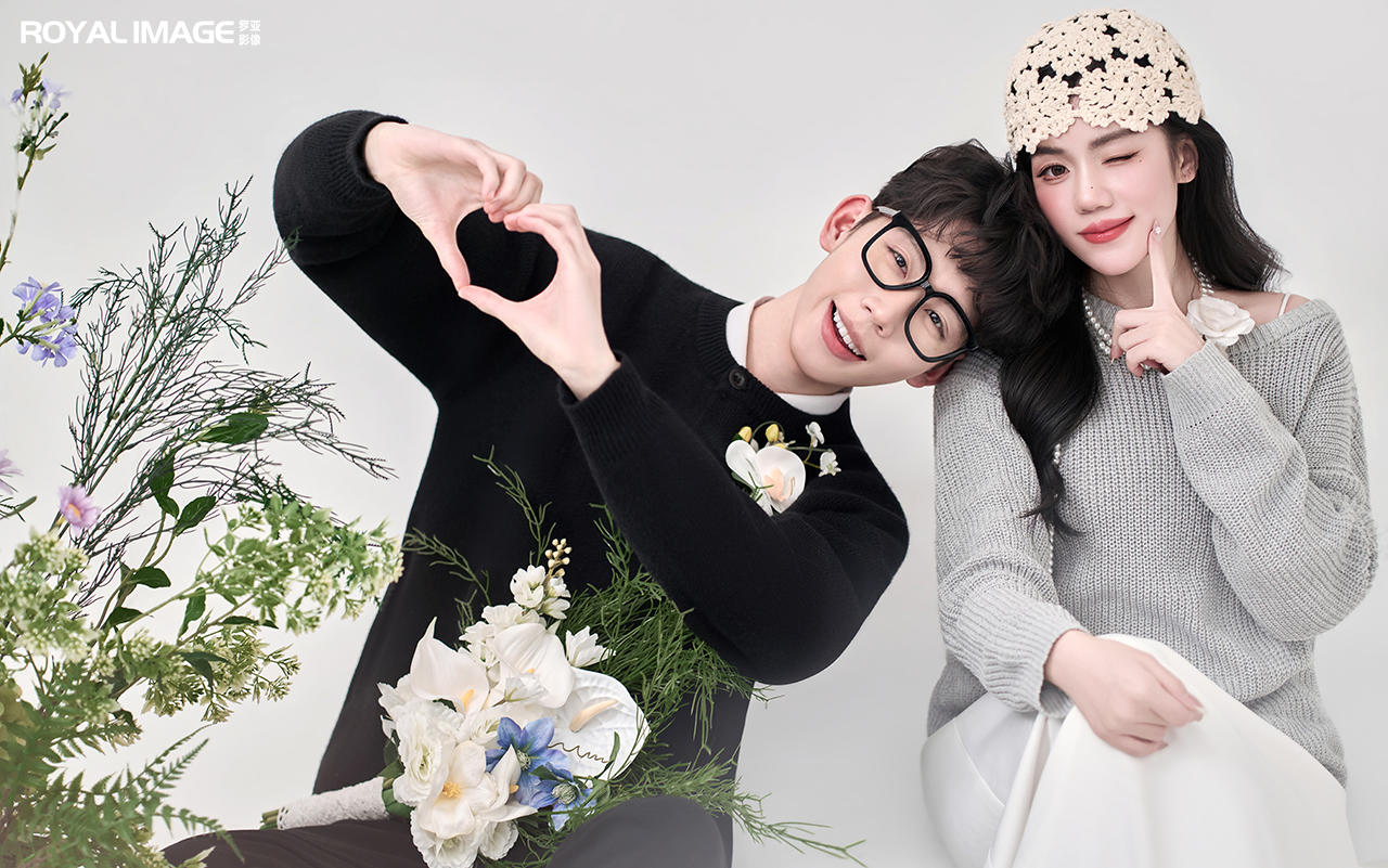 ♡韩系小清新情侣婚纱照💖松弛感满满