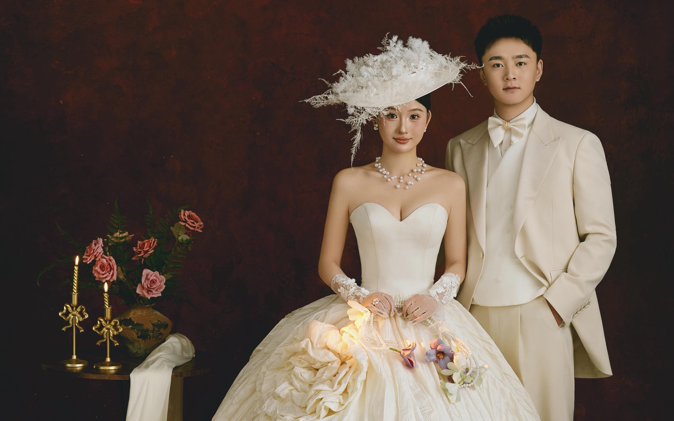 氛圍感殺瘋啦！這婚紗照甜的好高級感