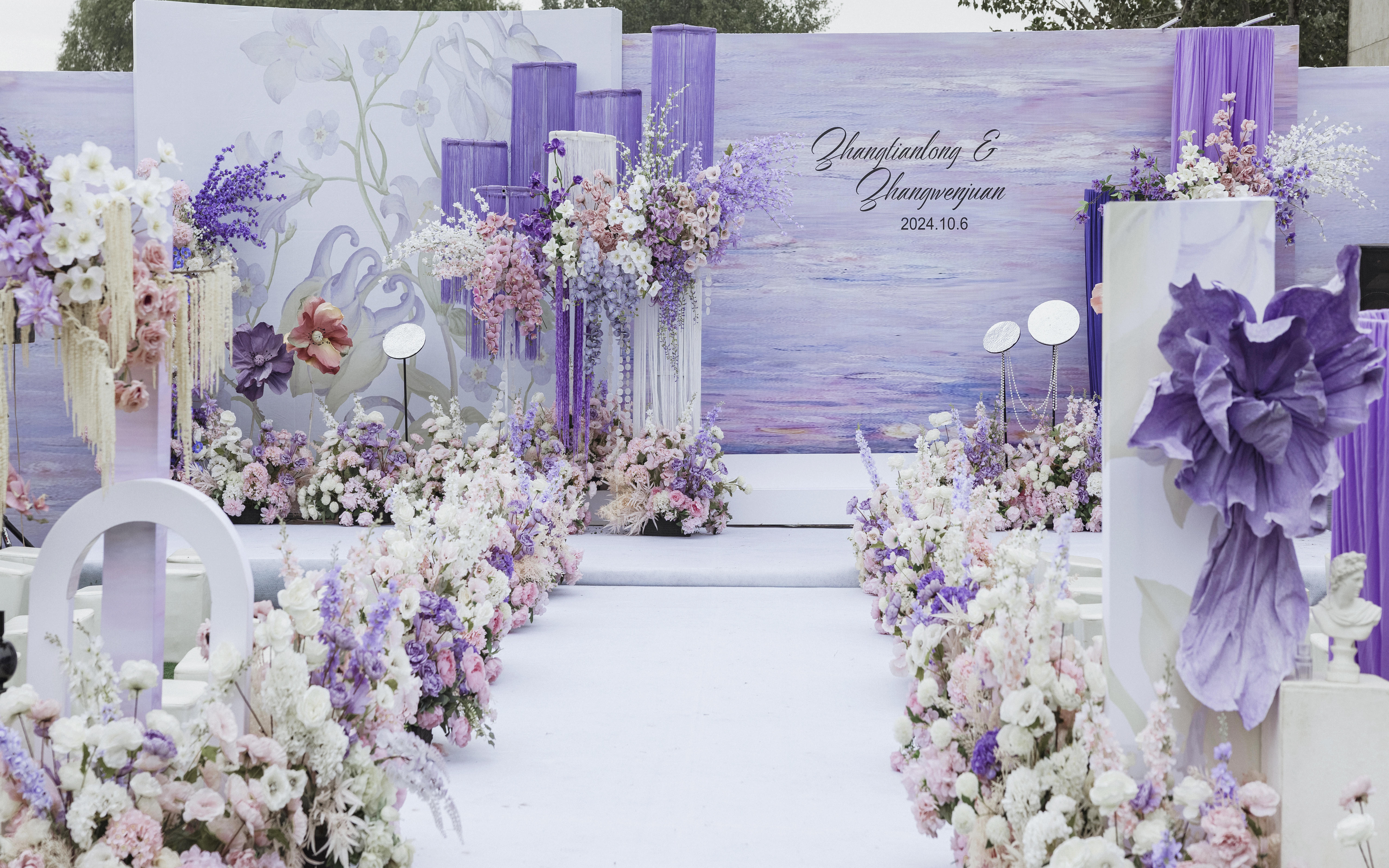 油画紫韵，典雅色彩跃然画面