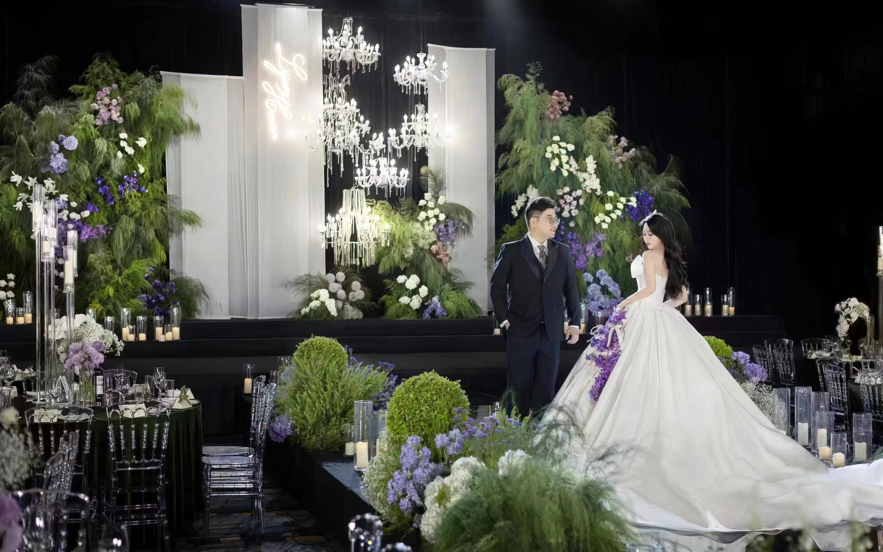 自然系婚礼，野生感韩式婚礼~  