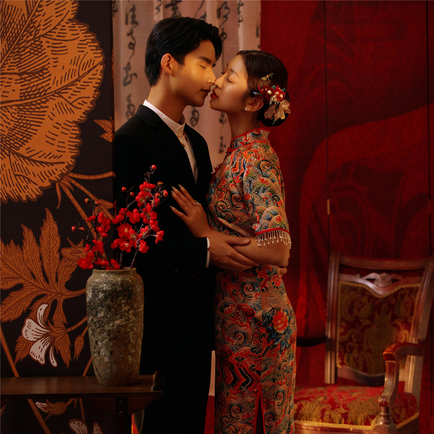 【诺维娅】不一样的旗袍风格婚纱照