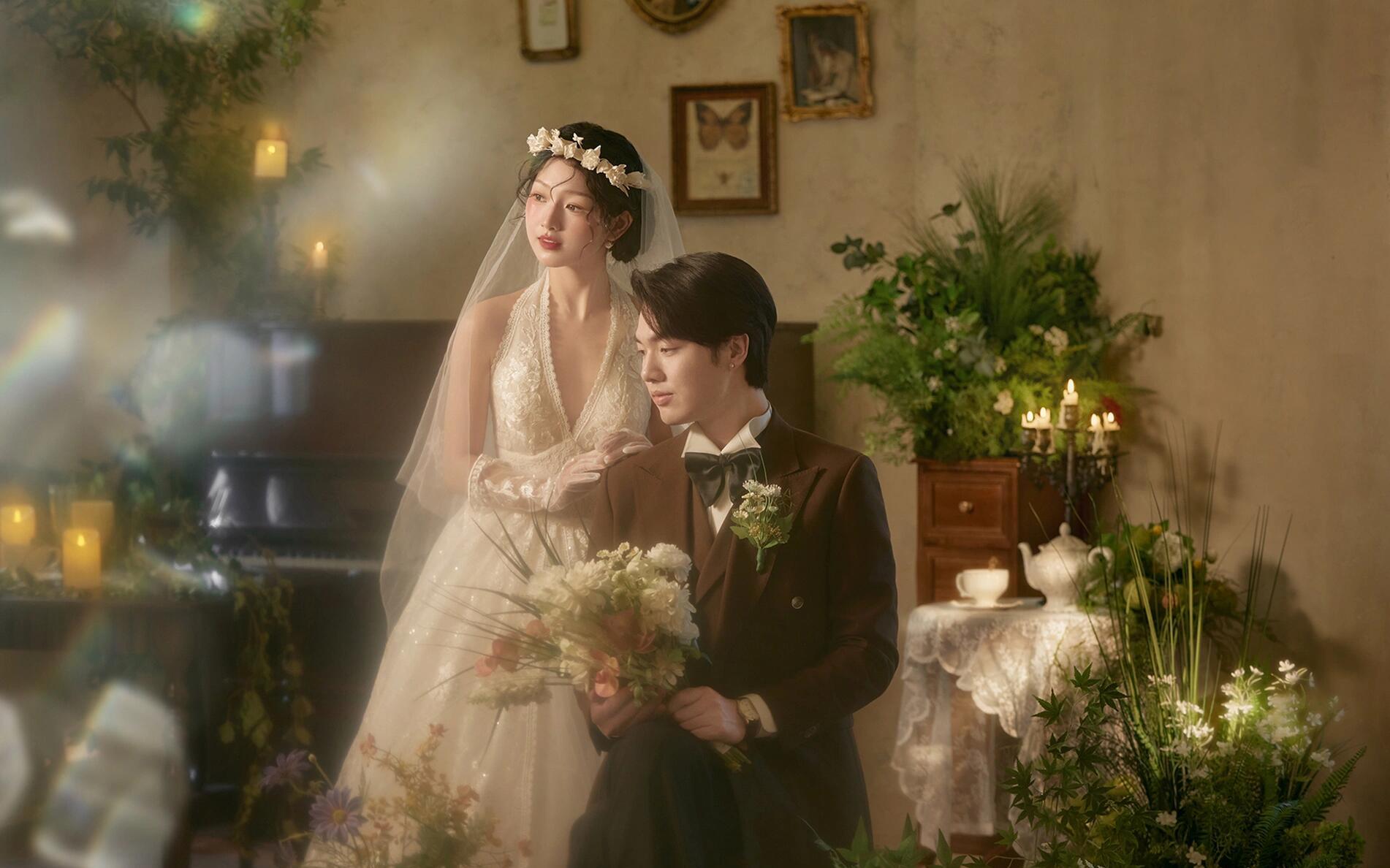 【小众法式】法式复古婚纱照建议姐妹们放心冲