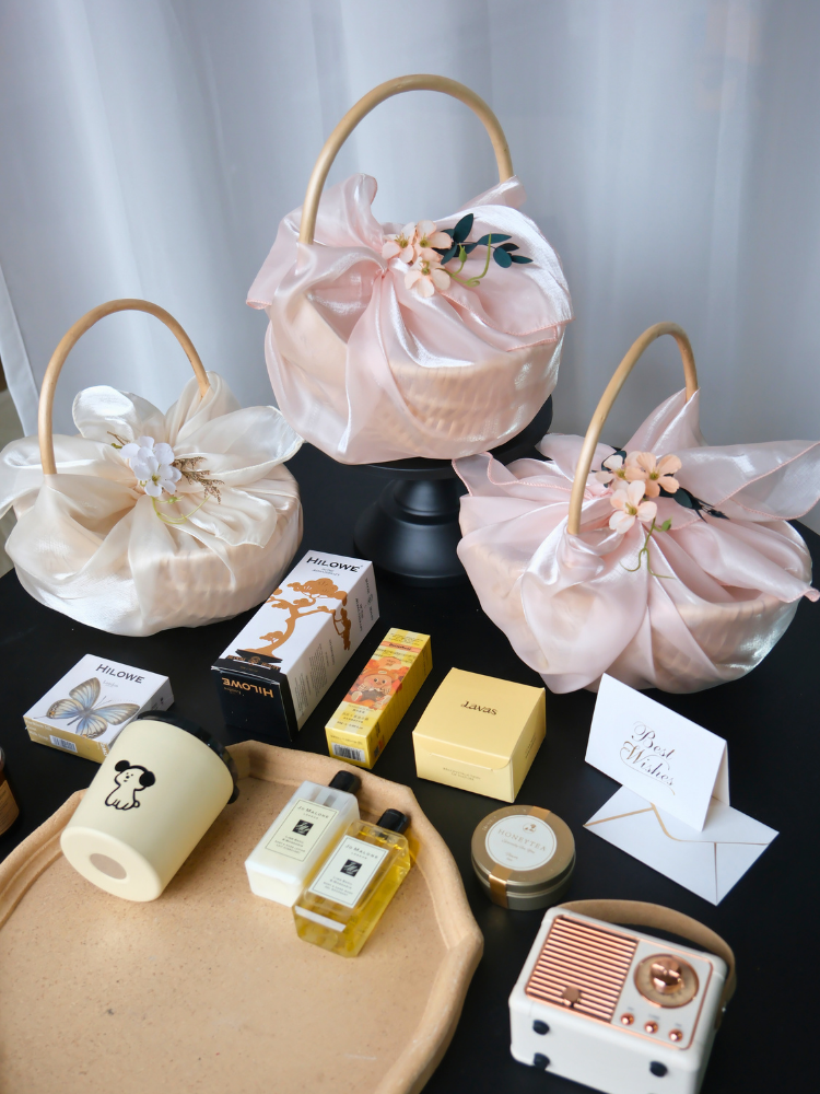 流光系列 伴娘伴手礼女森系手提篮高级感结婚答谢S2397