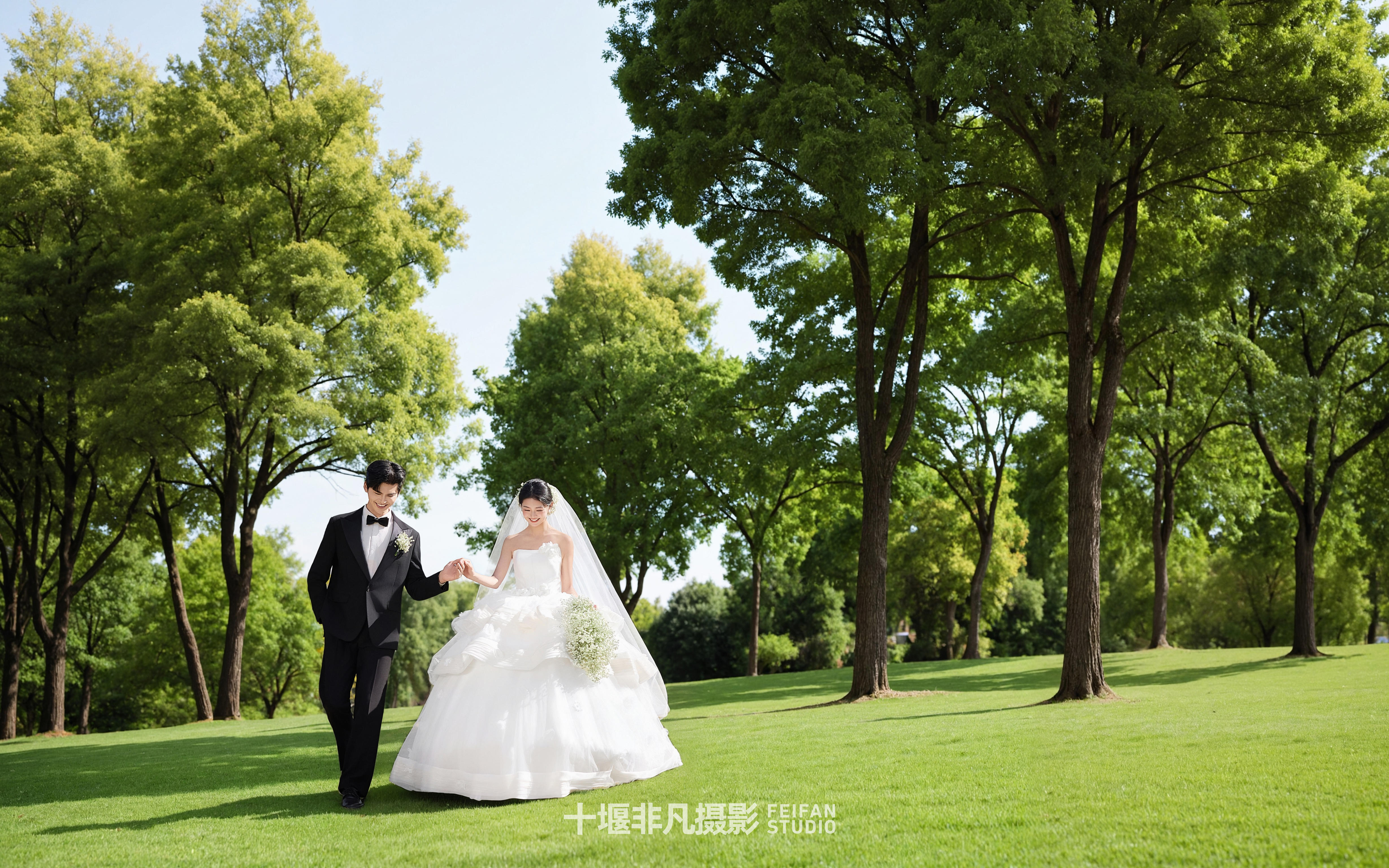 清氧森系系婚纱照真的美爆了~