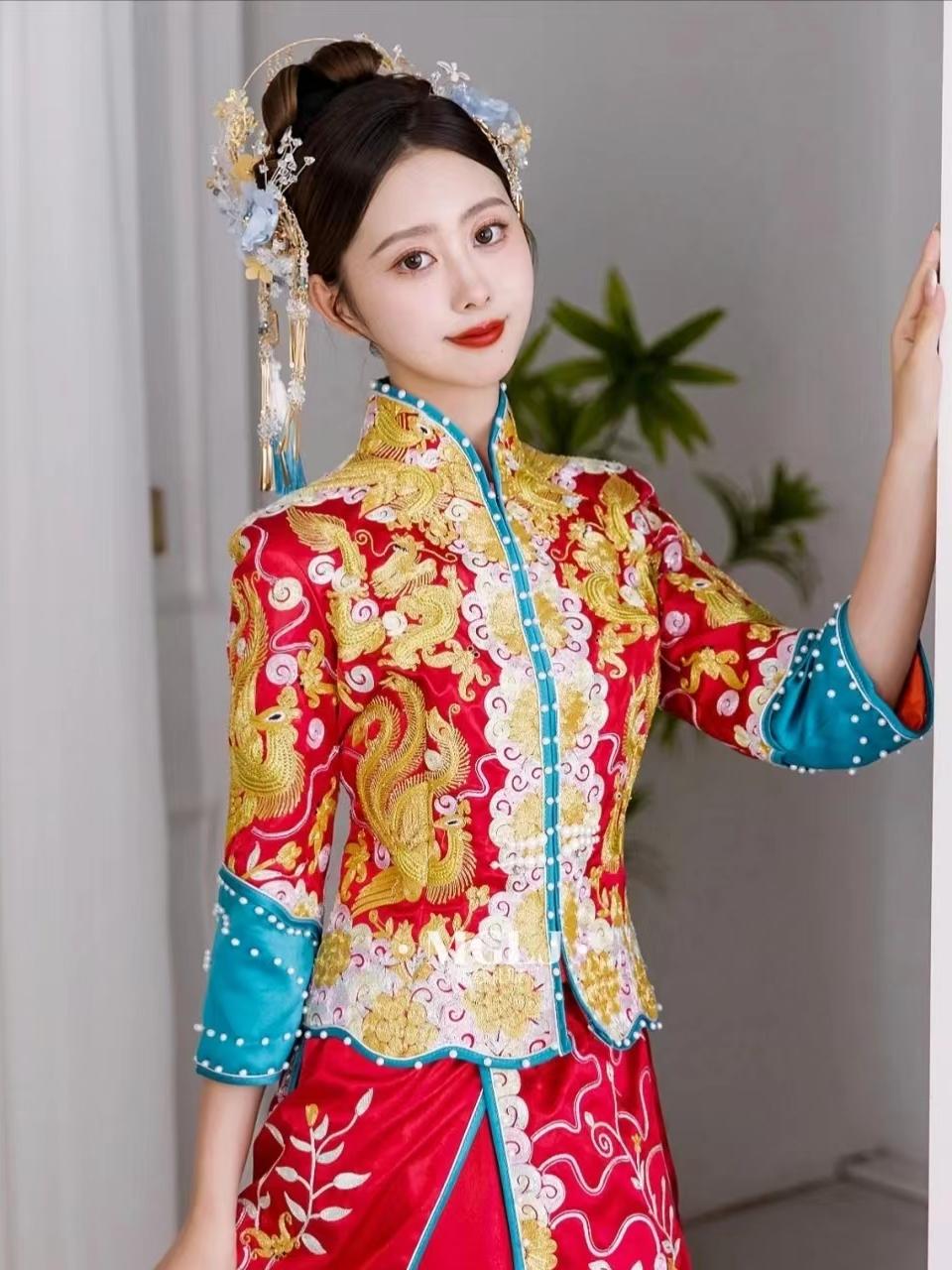 【梦阁丽锦】中式礼服