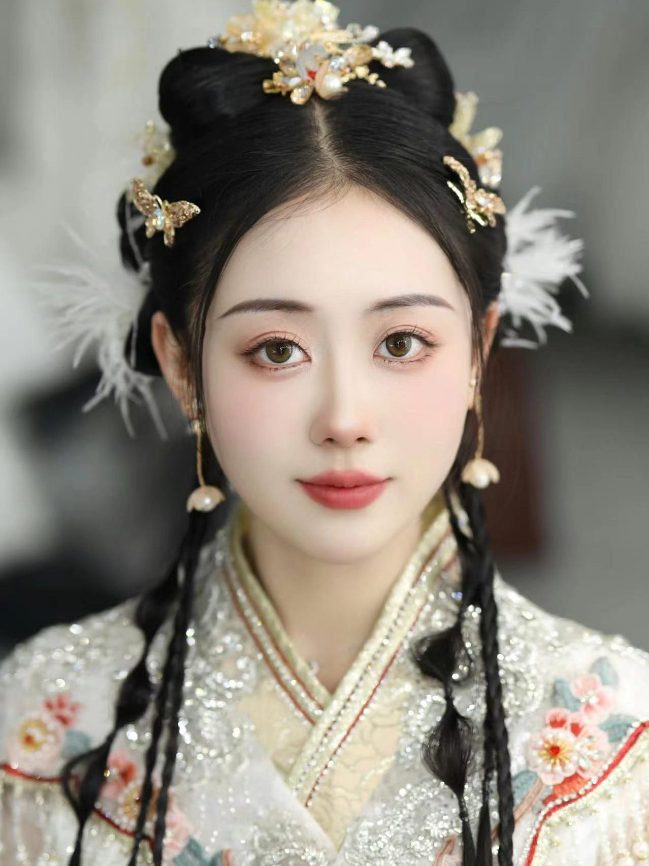 超级减龄的可爱中式造型