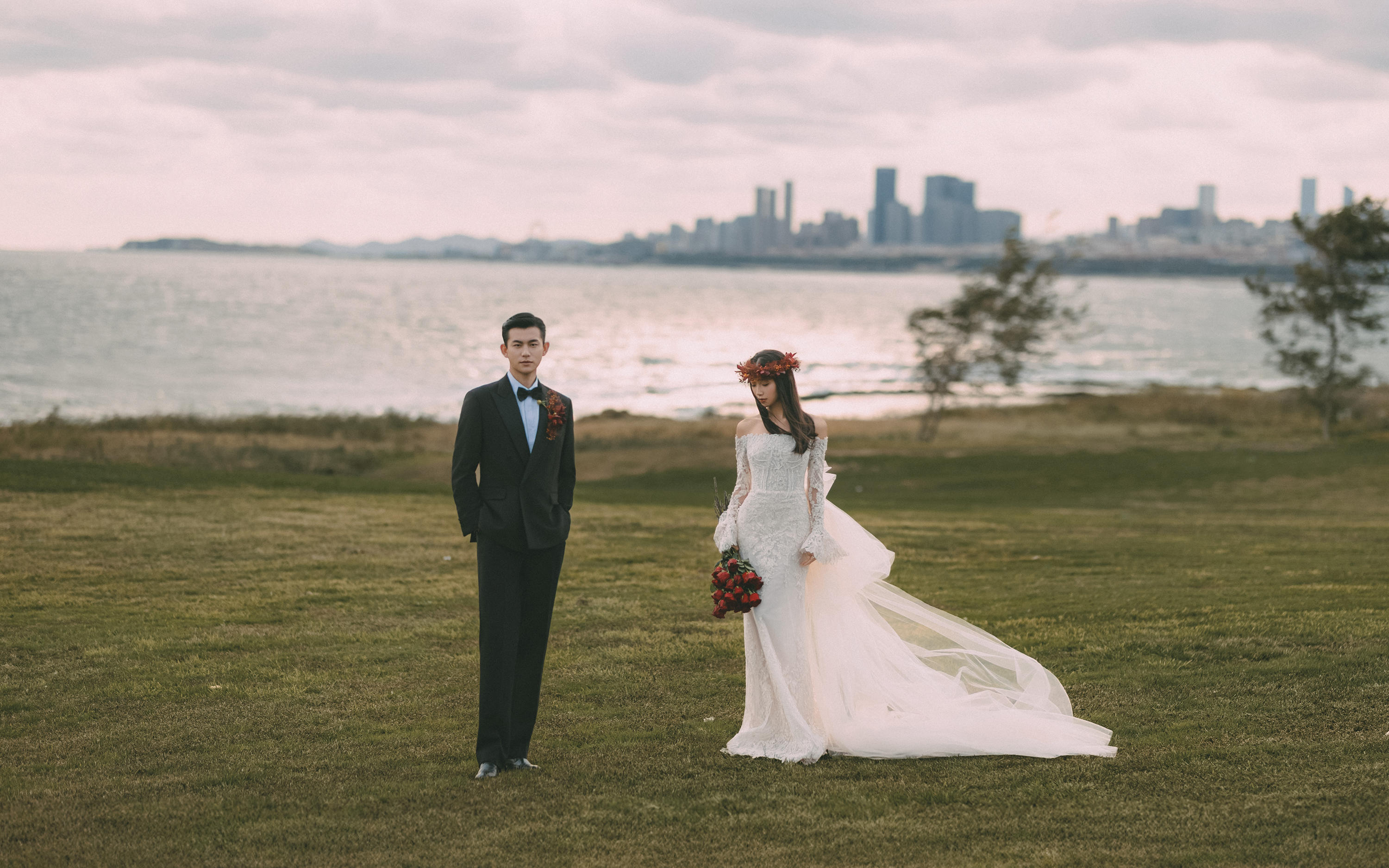 轻韩森系纪实婚纱照真的不能错过啊