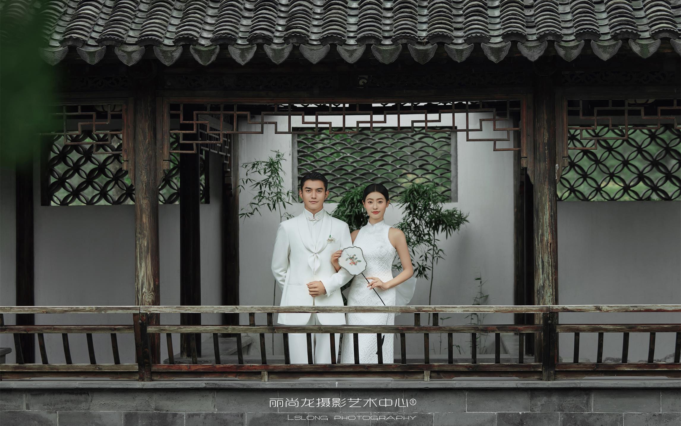 怎不忆江南~新中式园林婚纱照|龙游婚纱摄影