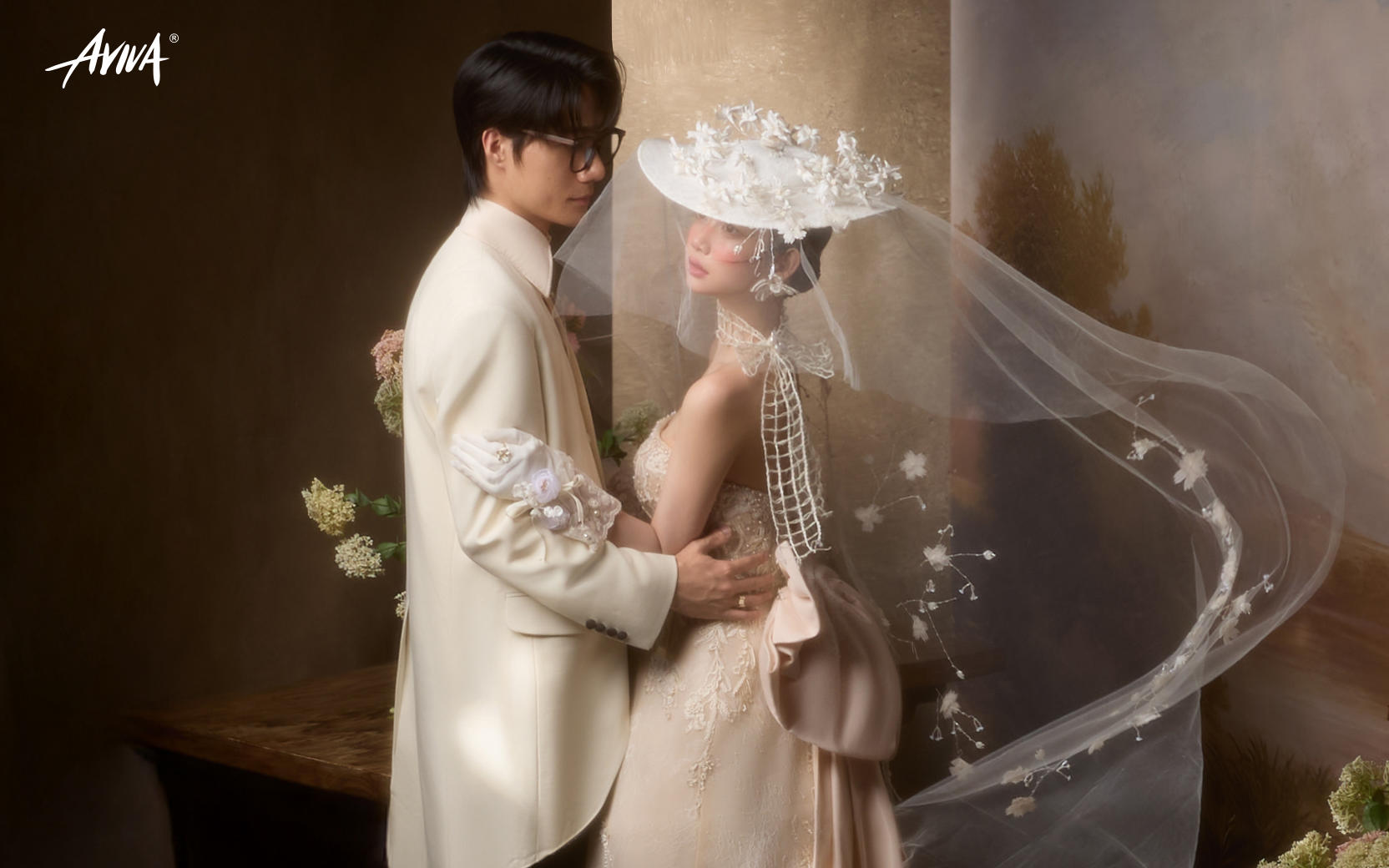 【真实客片】法式复古婚纱照丨邓友城&刘晓彤