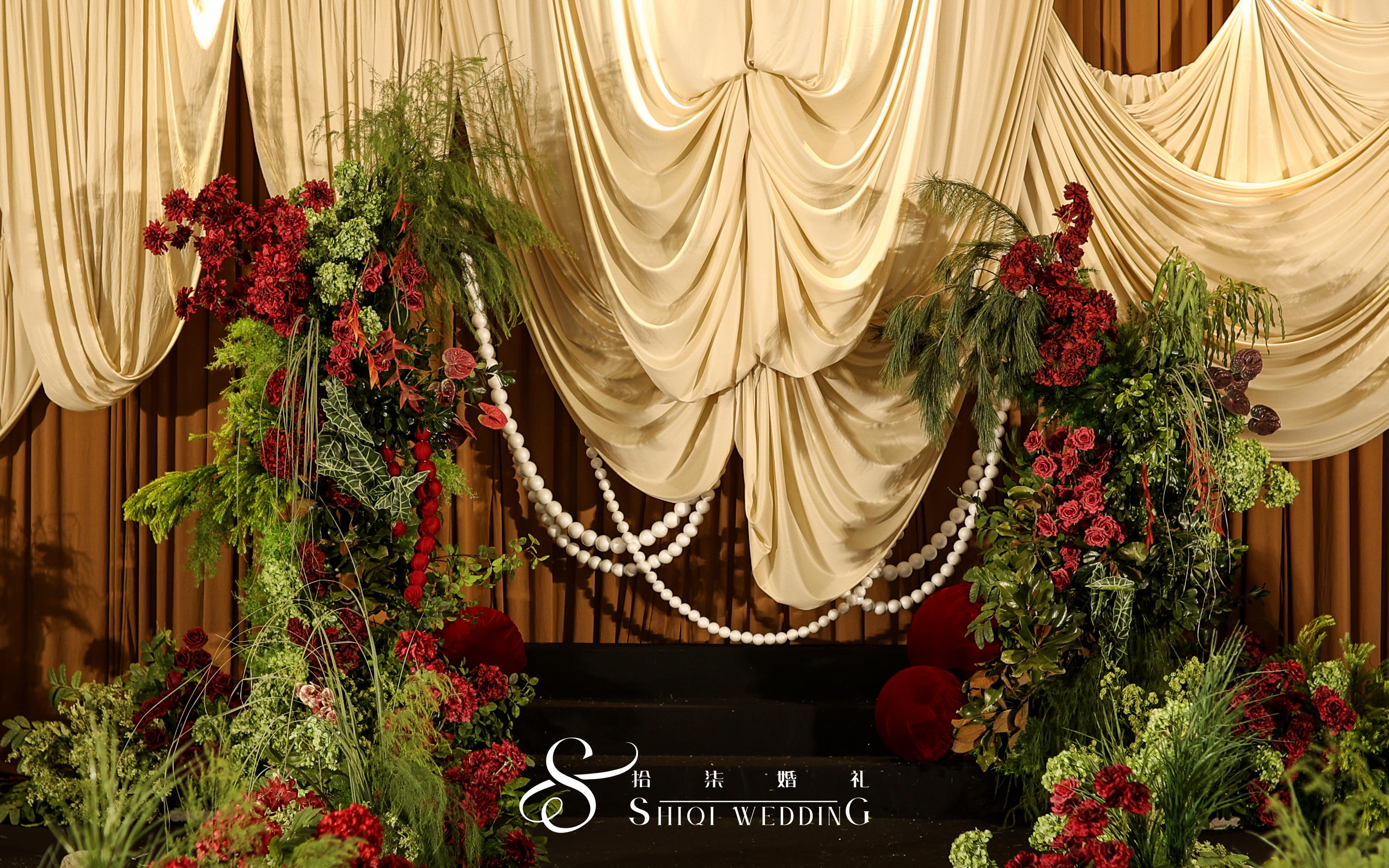 復(fù)古韓系布幔婚禮「拾柒婚禮」